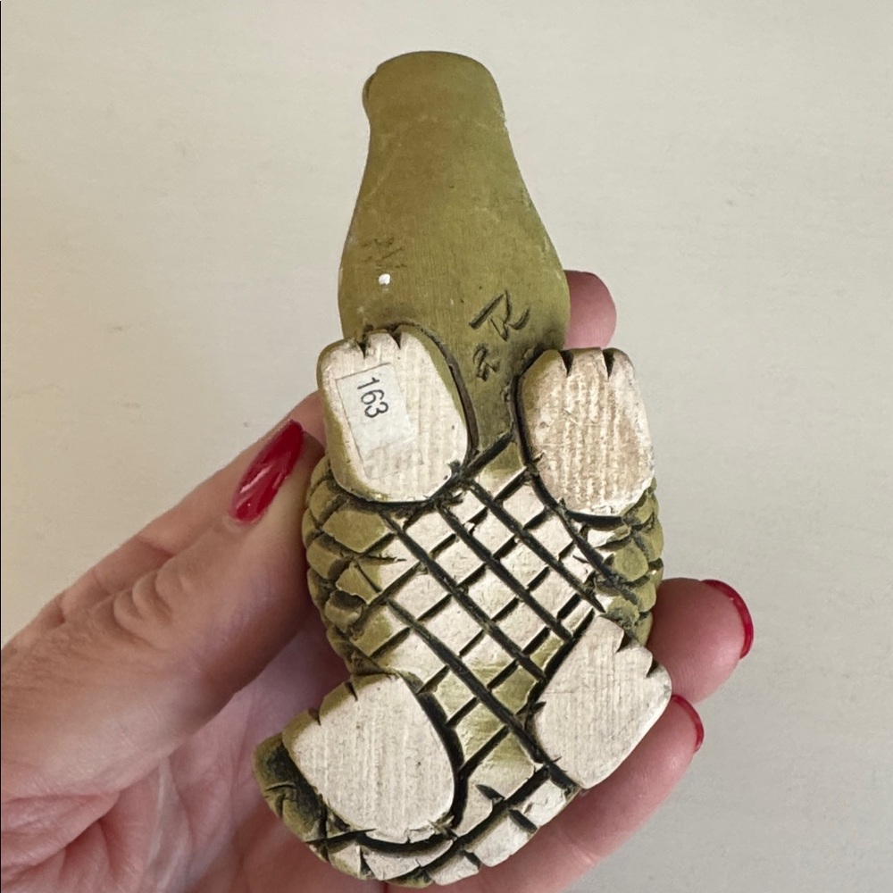 Vintage Artesania Rinconada Baby Crocodile #163 - Picture 5 of 5